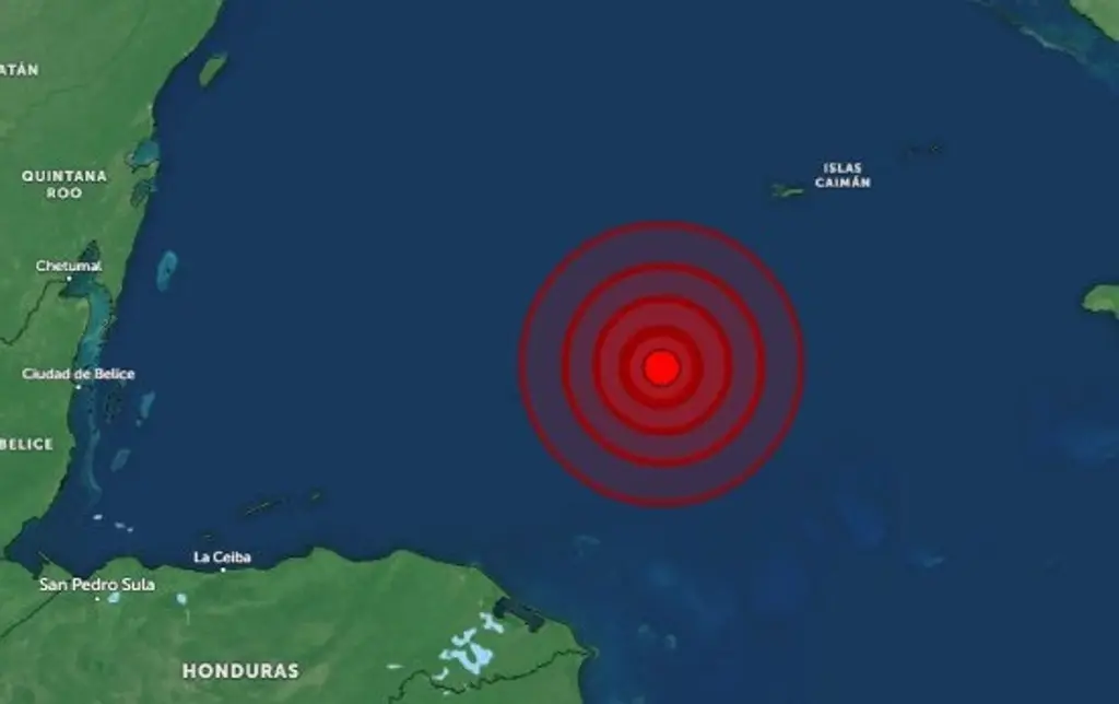 Imagen Reportan sismo de gran magnitud en el Mar Caribe; activan alerta de tsumani