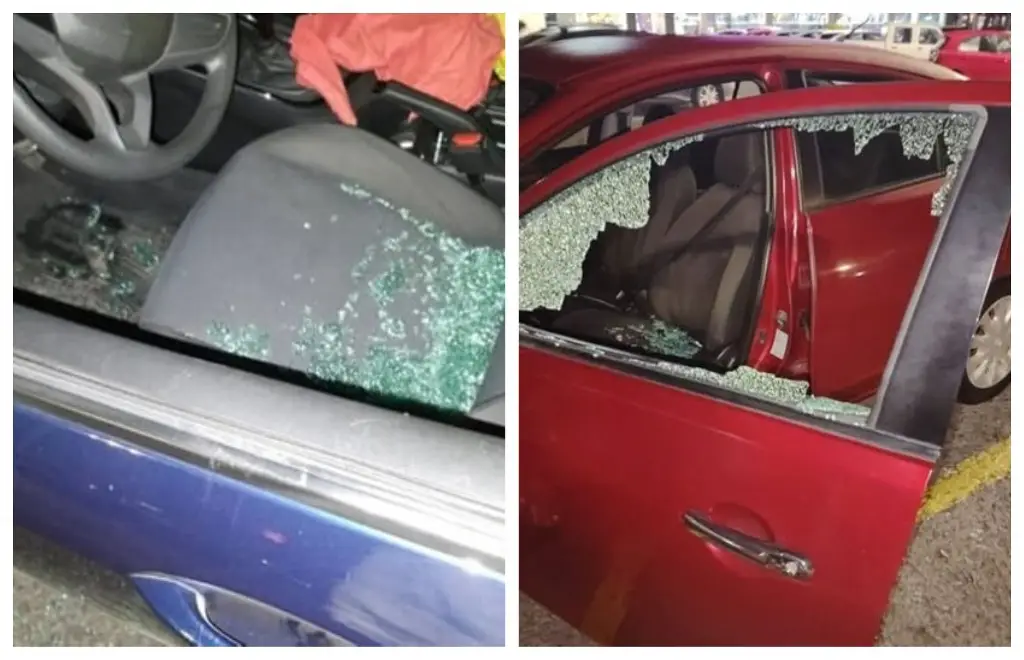 Imagen Alertan sobre 'cristalazos' a autos en plaza comercial de Veracruz 