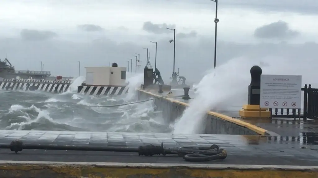 Imagen Viento del norte se intensifica; racha máxima alcanza los 85 km/h en el Puerto de Veracruz