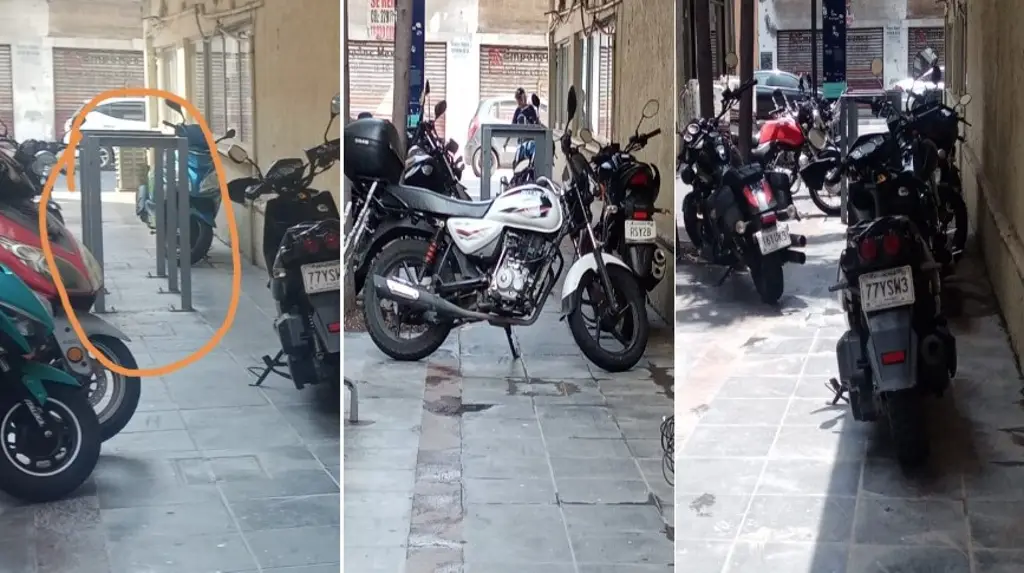 Imagen 'Callejón J.J. Herrera, convertido en estacionamiento de motos': reporta vecina