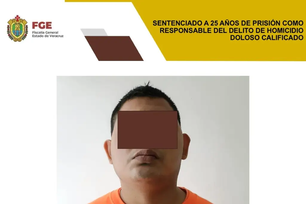 Imagen Lo sentencian a 25 años de cárcel por homicidio doloso calificado 