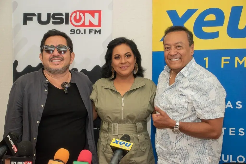 Imagen Carlos Cuevas, Carlos Macías y Claudia Menéndez visitan XEU y confirman concierto en Veracruz 