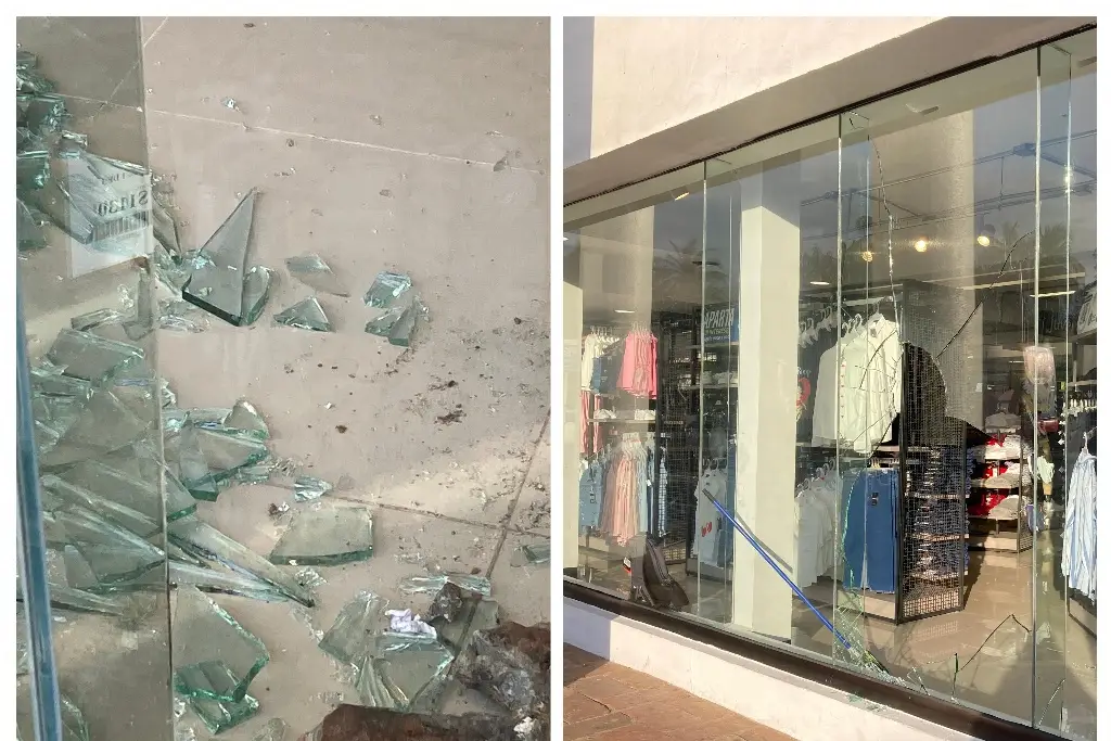 Imagen Vandalizan tienda departamental en centro de Veracruz