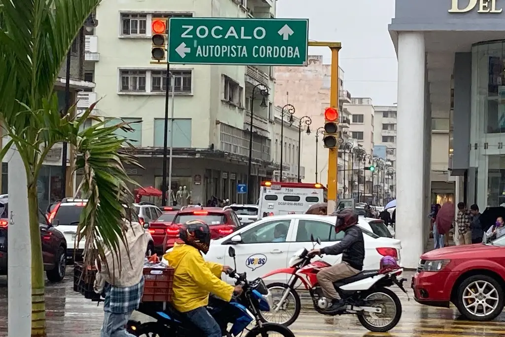 Imagen Tarde lluviosa en el Centro Histórico del puerto de Veracruz 