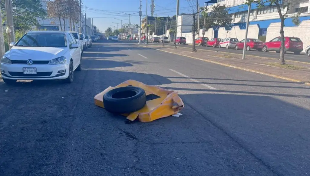 Imagen Socavón en la avenida La fragua en Veracruz 