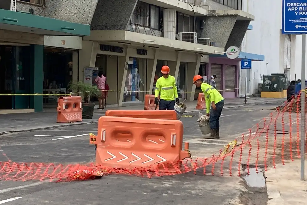 Imagen Cierre vial en Ocampo, en el centro de Veracruz