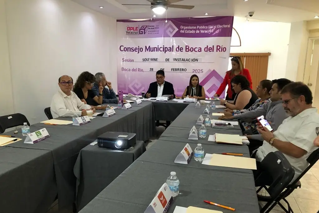 Imagen OPLE instala consejo para elecciones en Boca del Río 