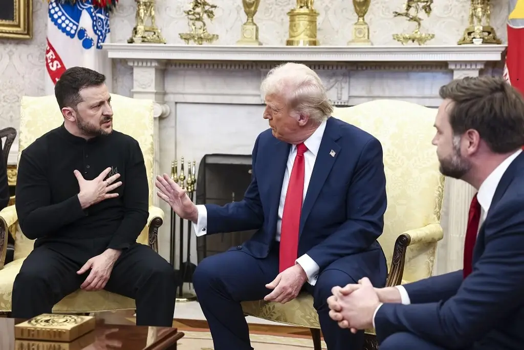 Imagen 'Estas jugando con la Tercera Guerra Mundial': Trump acusa a Zelensky