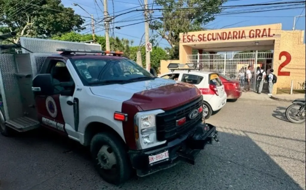 Imagen Evacuan secundaria por presunta fuga de gas al norte de Veracruz 