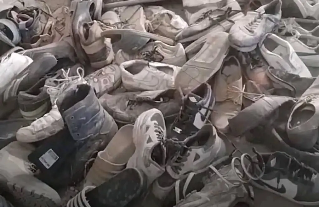 Imagen Descubren crematorios clandestinos en rancho de Jalisco; hallan más de 200 pares de zapatos