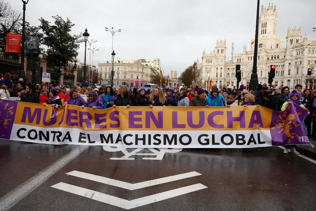 Imagen 8M: Marchas feministas en todo el mundo por la igualdad y contra la violencia machista