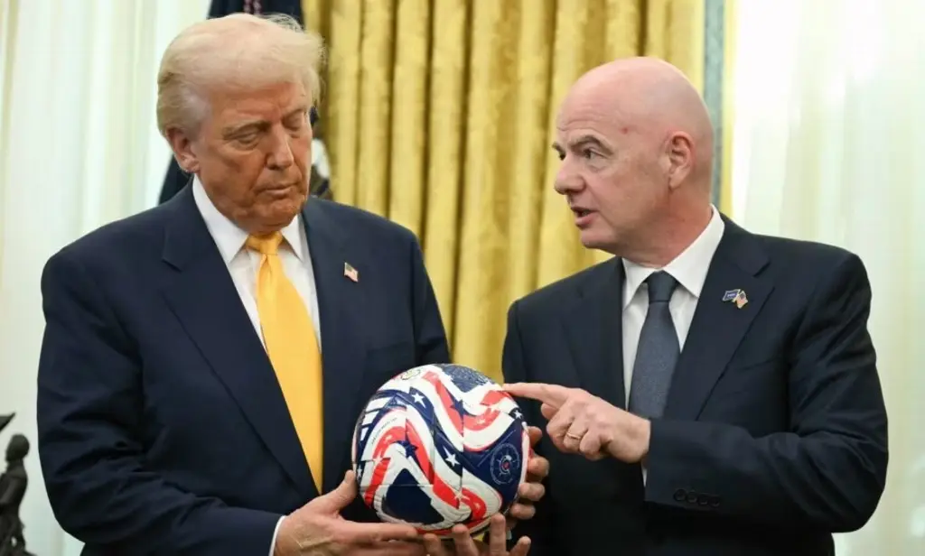 Imagen Trump se reúne con Infantino para preparar Mundial 2026; 13 juegos serán en México