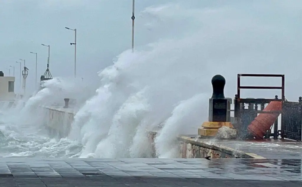 Imagen Norte fuerte en Veracruz; tome precauciones, estas serán las rachas