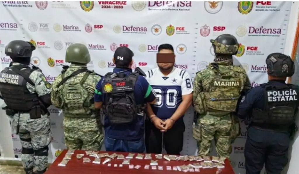 Imagen Detenido en flagrancia con droga y pipa en Hueyapan de Ocampo, Veracruz