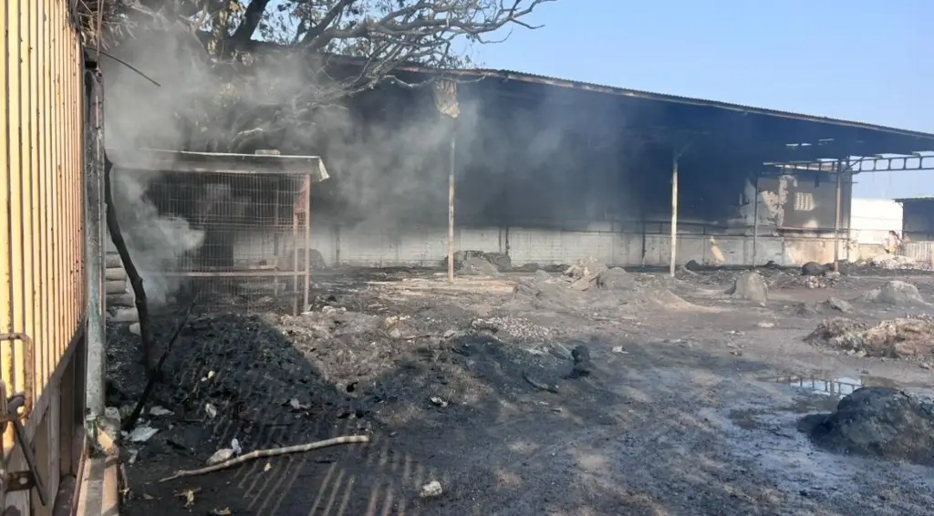 Imagen Se incendia bodega en ciudad industrial de Veracruz 