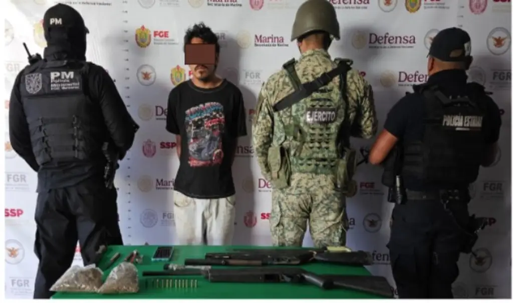 Imagen Un detenido con drog4as y armas en operativo en Xico: Fiscalía de Veracruz