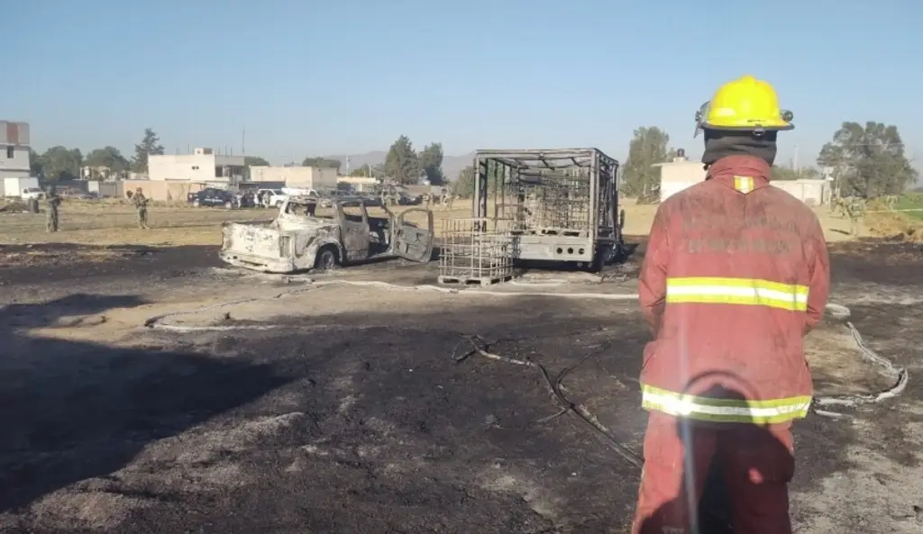 Imagen Explosión de toma clandestina de Pemex en Edomex deja una persona herida