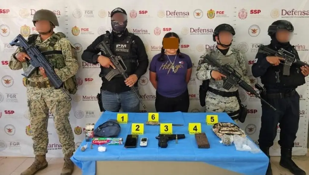 Imagen Detienen a mujer con droga y arma réplica en Misantla, Veracruz