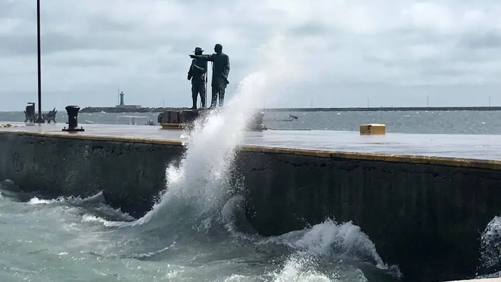 Imagen A esta hora del jueves prevén rachas de hasta 90 km/h en Veracruz - Boca del Río 