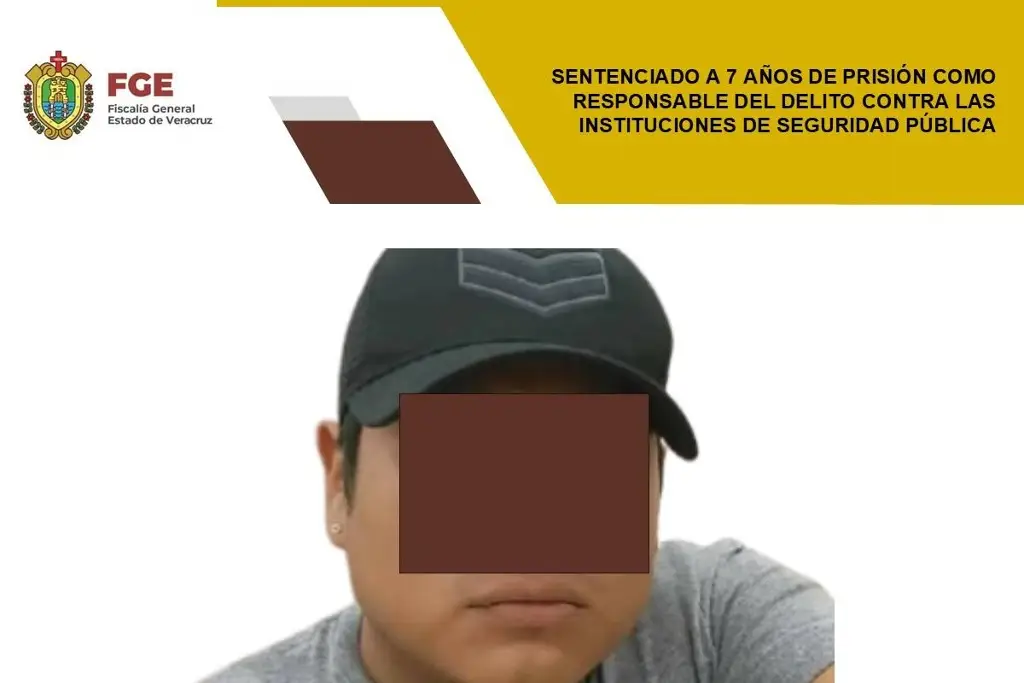 Imagen Lo sentencian a 7 años de cárcel por delito contra instituciones públicas al norte de Veracruz