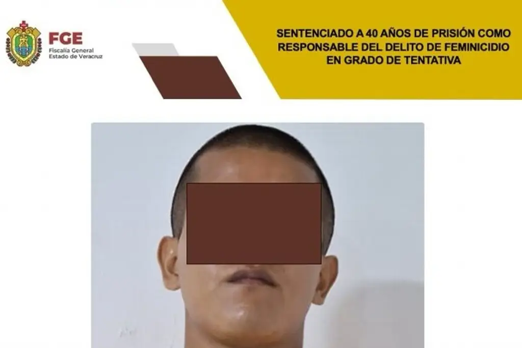 Imagen Lo sentencian a 40 años de prisión como responsable del delito de feminicidio en Veracruz 
