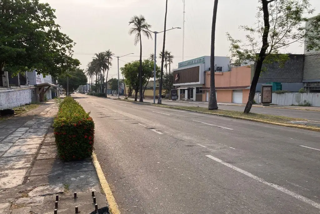 Imagen Pocos camiones y calles vacías este Día del Trabajo