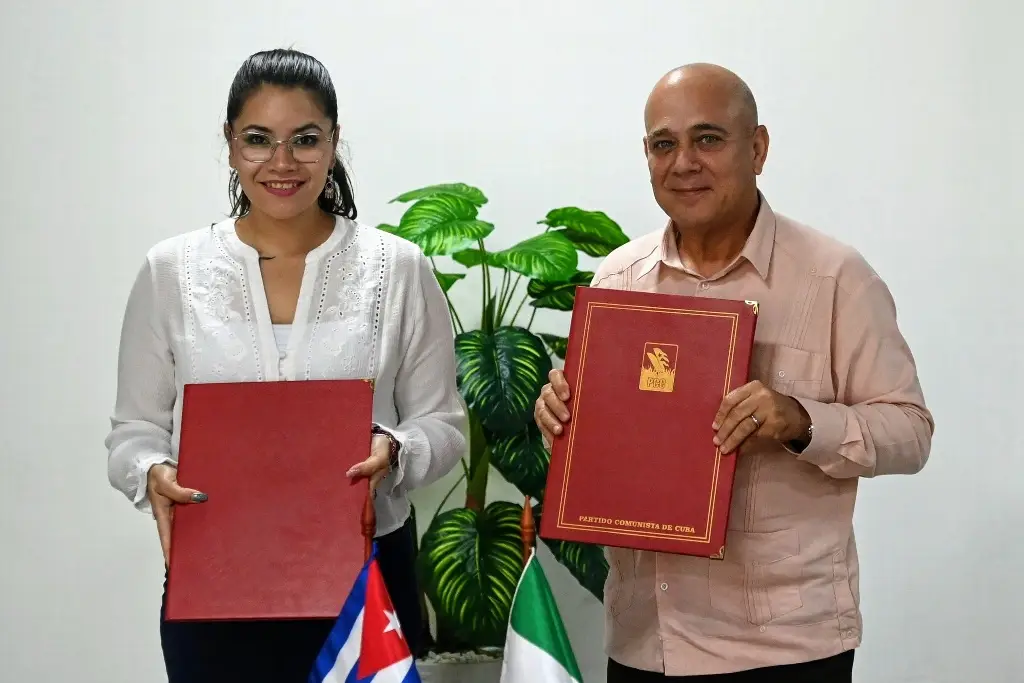 Imagen Morena y partido el Comunista de Cuba firman acuerdo de intercambio y cooperación