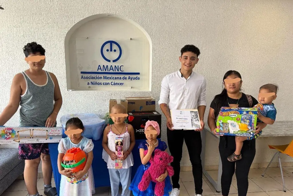 Imagen Míster Teen Alvarado 2025 festeja a los niños de AMANC 