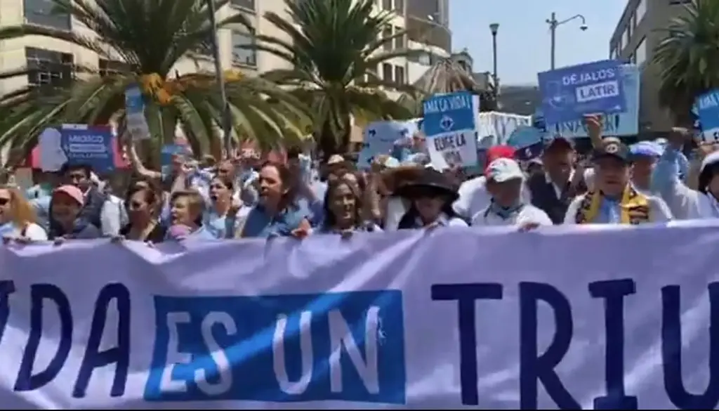 Imagen Inicia marcha por la vida en CDMX (+Video)