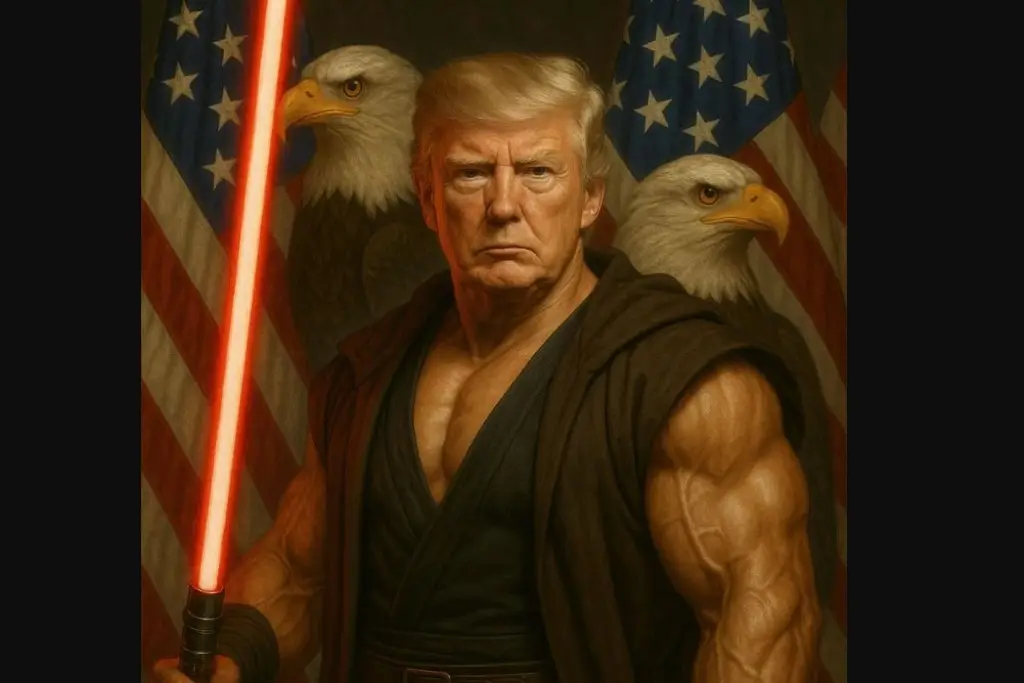 Imagen 'Ustedes son el Imperio': Trump manda mensaje a los cárteles con foto IA de Star Wars