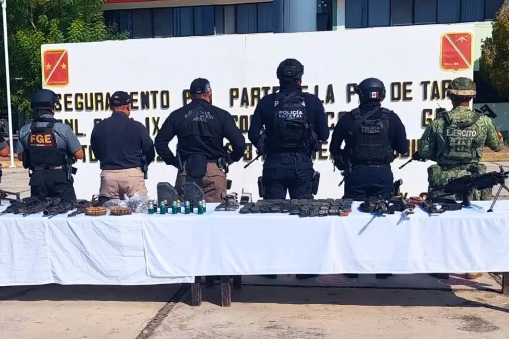 Imagen Aseguran ametralladoras, granadas y más de mil cartuchos en Guerrero