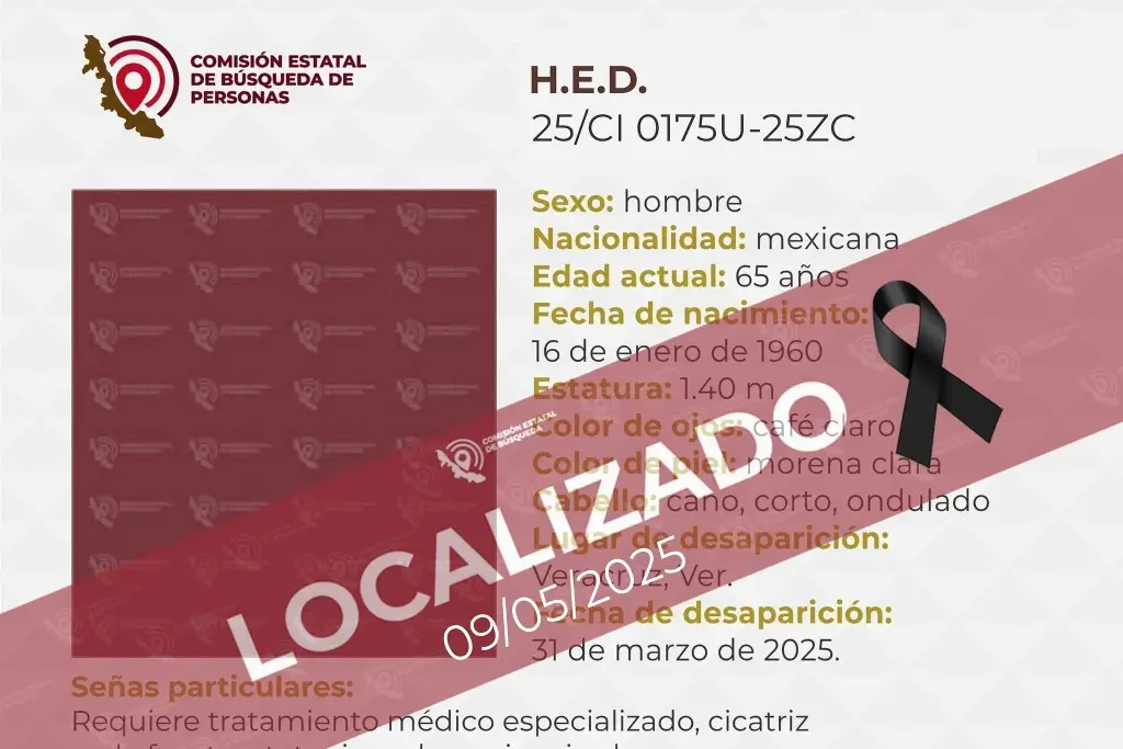 Imagen Localizan sin vida a adulto mayor que estaba desaparecido en el puerto de Veracruz