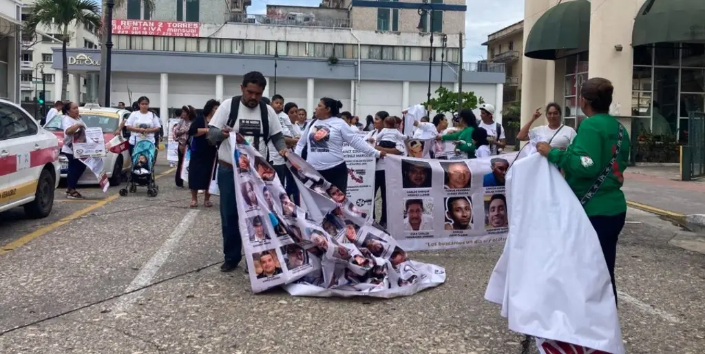 Imagen  Madres del colectivo Justicia y Dignidad de Veracruz marcharon por sus desaparecidos