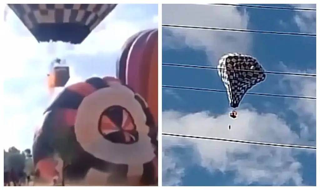 Imagen Muere hombre tras incendiarse globo aerostático en Zacatecas (+Video)
