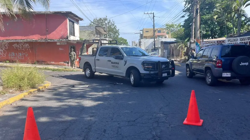 Imagen Graban en video balacera en avenida Vía Muerta de Boca del Río 