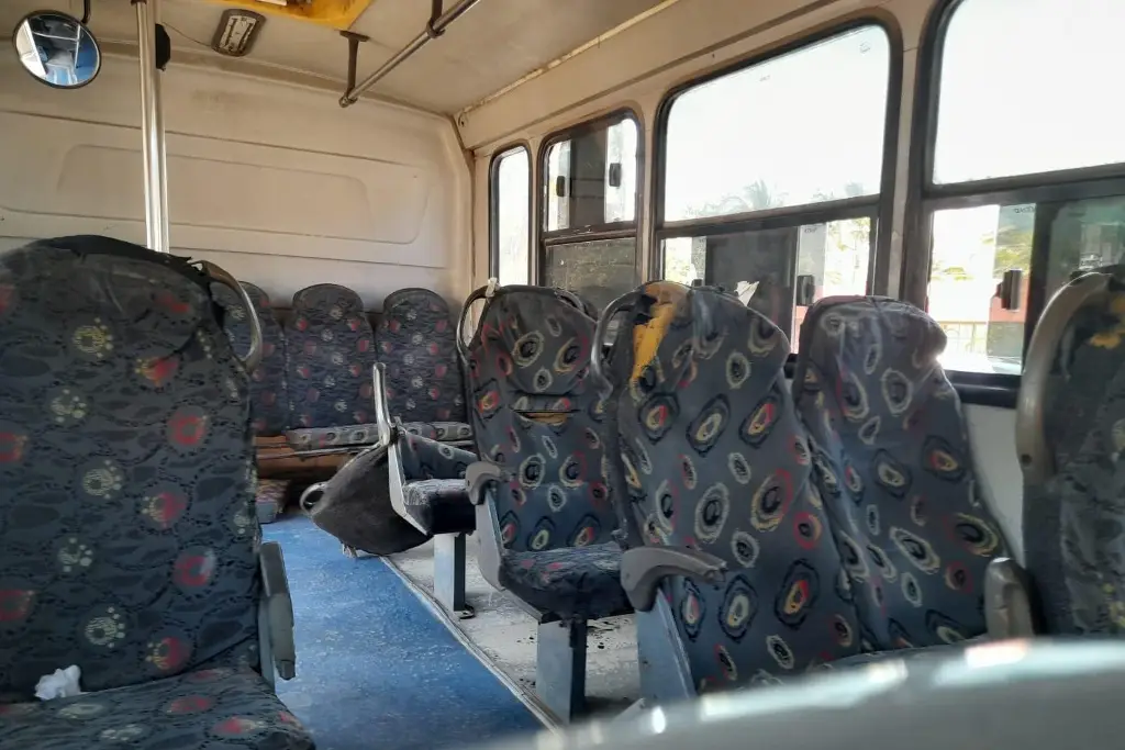 Imagen  Usuarios exhiben malas condiciones de transporte público en Veracruz