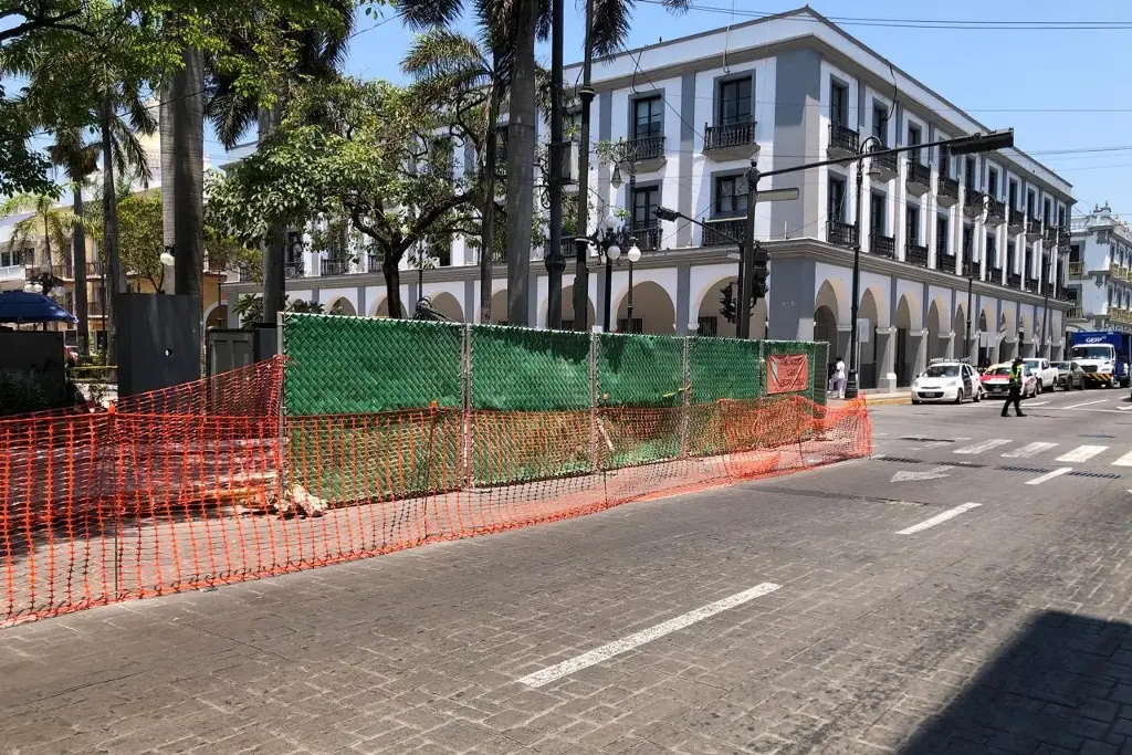 Imagen Ya hay reducción de carriles en la avenida Zaragoza en el centro de Veracruz