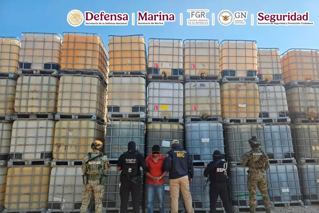 Imagen Un detenido y más de un millón de litros de hidrocarburos recuperados en Tabasco: Semar