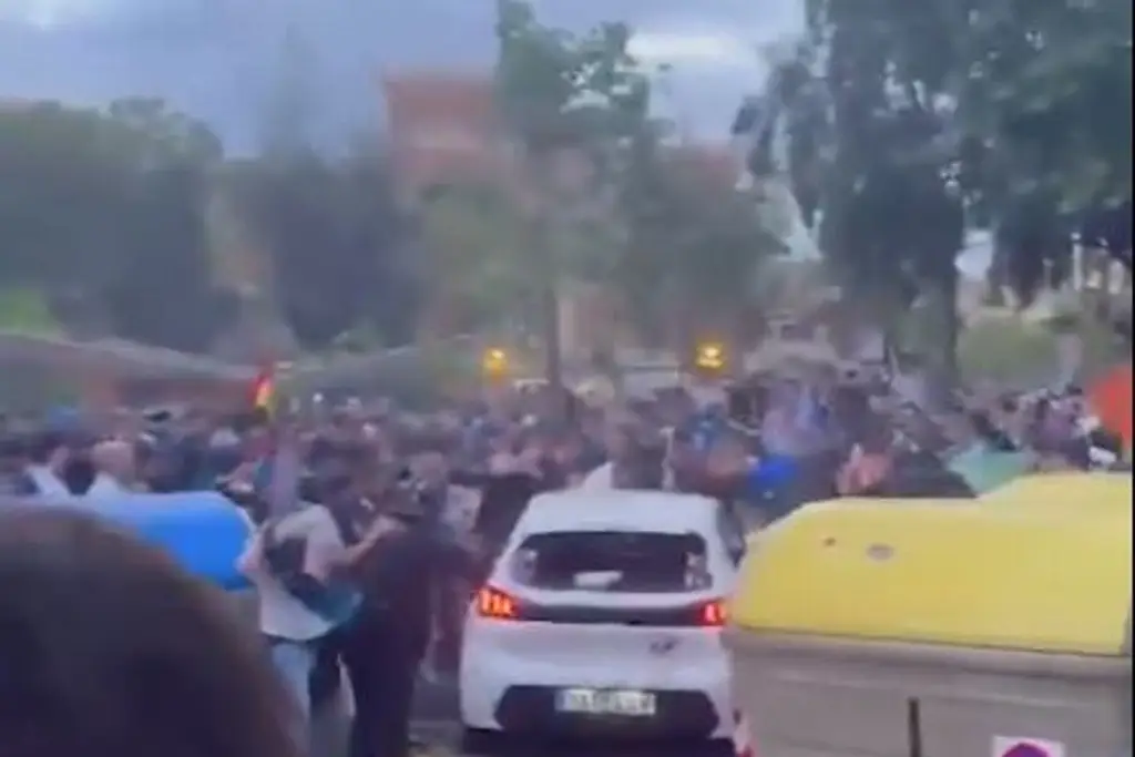 Imagen Atropello masivo afuera de partido de futbol en España: hay 13 lesionados +VIDEO