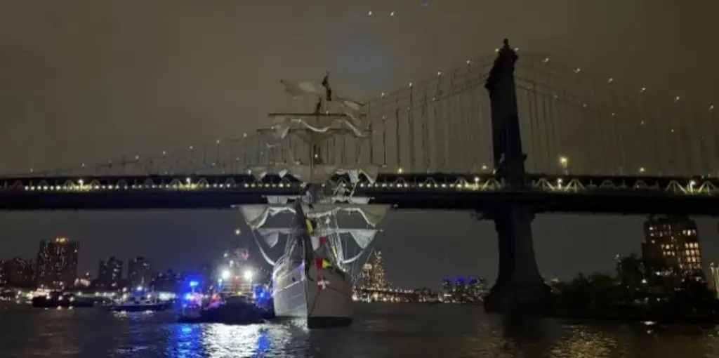 Imagen Crece consternación por choque de buque escuela “Cuauhtémoc” y traspasa fronteras 
