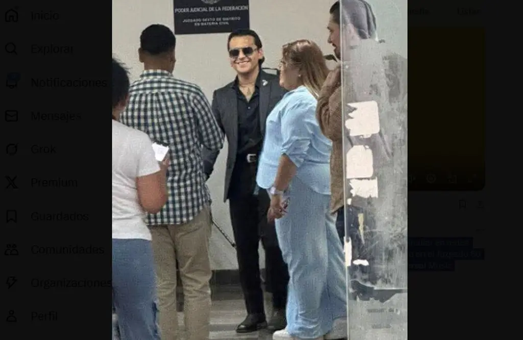 Imagen Captan a Christian Nodal en Juzgado de la CDMX ¿A qué fue?