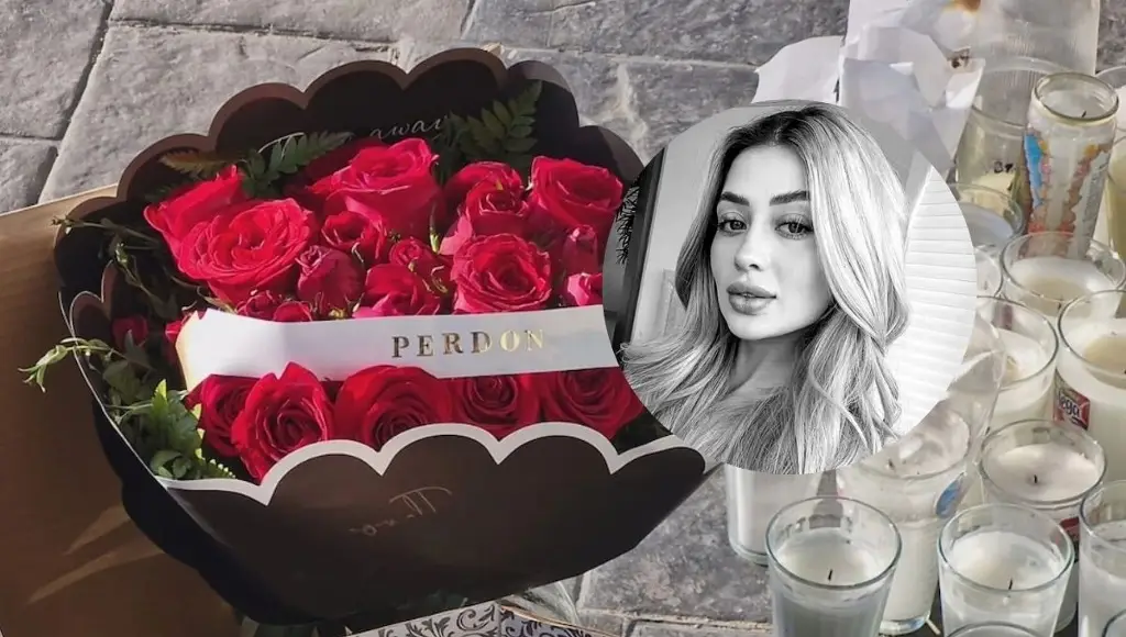 Imagen Dejan ramo de flores con mensaje de 'perdón' frente a estética de influencer asesinada en Jalisco