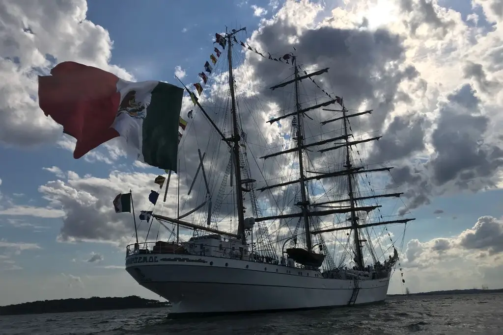 Imagen Esta fue la última vez que el velero Cuauhtémoc estuvo en Veracruz (+fotos)
