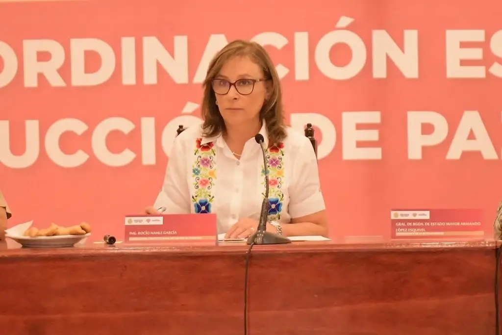 Imagen Rocío Nahle no pudo llegar a reunión de seguridad con Sheinbaum por bloqueo de la CNTE 
