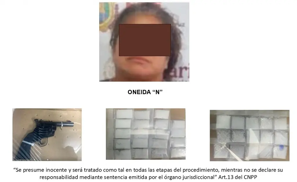 Detienen a mujer y a adolescente con arma de fuego y drogas en Lerdo 