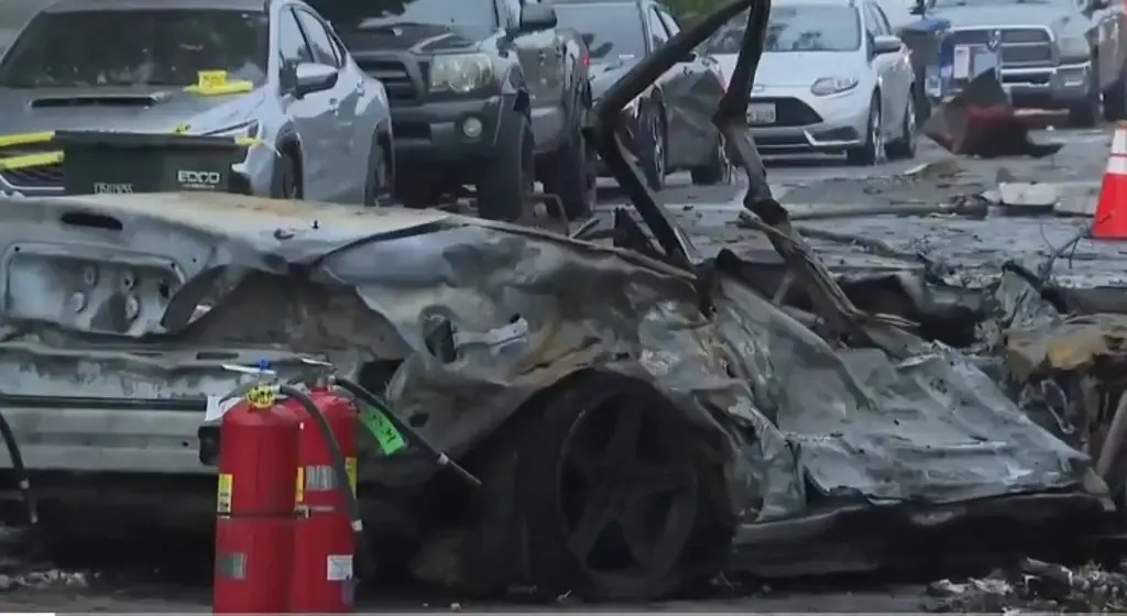 Imagen Avioneta se estrella en barrio de San Diego; provoca incendio en casas y autos (+Video)