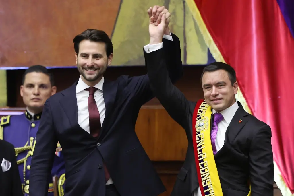 Imagen Daniel Noboa jura como presidente de Ecuador para el período 2025-2029