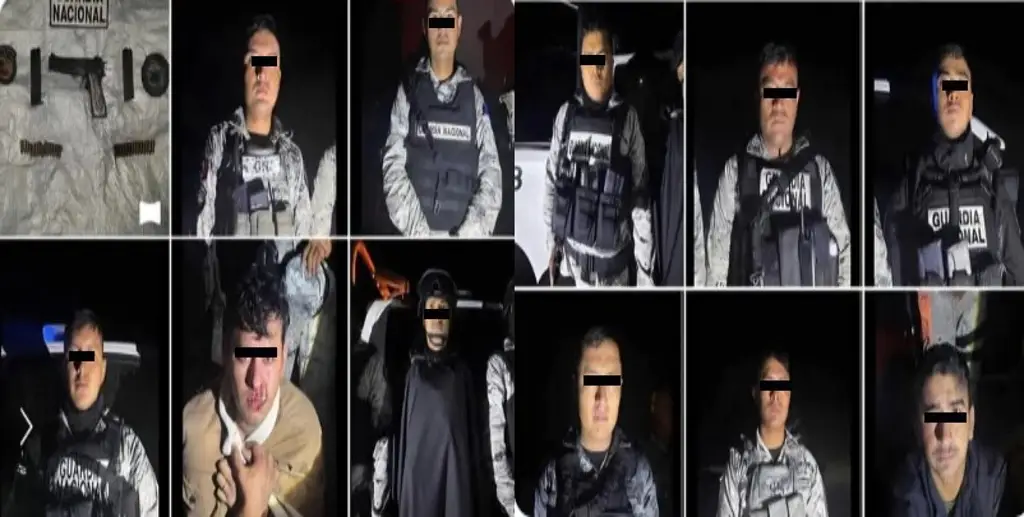 Imagen Detienen a 11 presuntos elementos de Guardia Nacional que ordeñaban toma clandestina