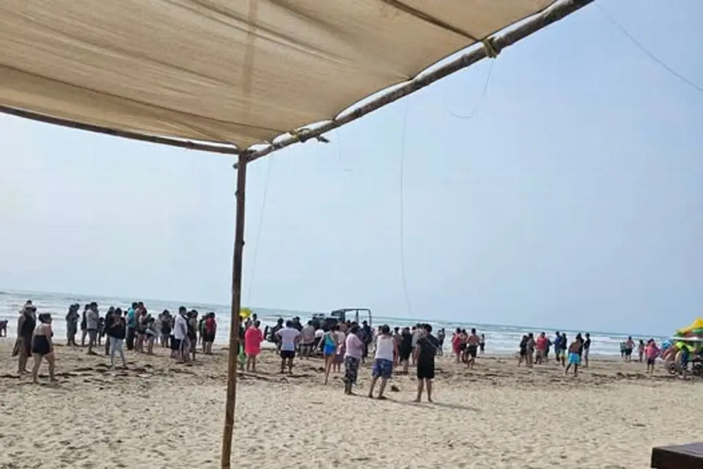 Imagen Se ahoga turista en playa de Tamiahua, Veracruz; acusan que no había salvavidas