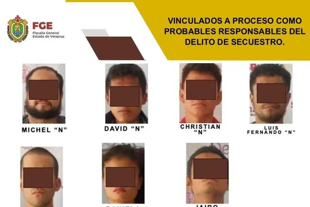Imagen Vinculan a proceso a 7 personas presunto secuestro al sur de Veracruz 
